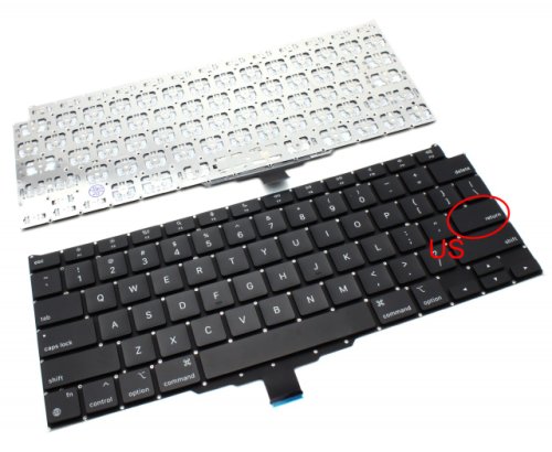 Tastatura apple macbook air retina m1 13 a2337 2020 iluminata layout us fara rama enter mic