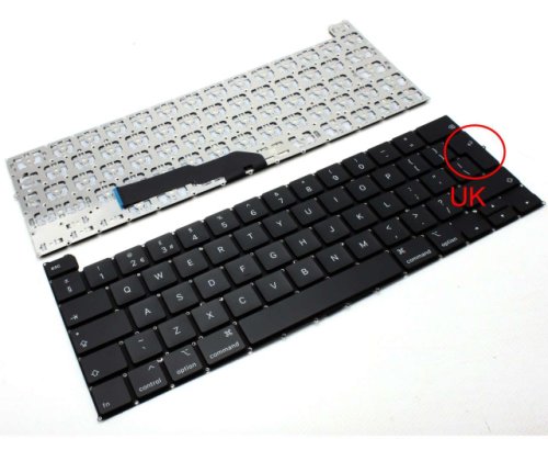 Tastatura apple macbook pro 13 a2251 2020 iluminata layout uk fara rama enter mare