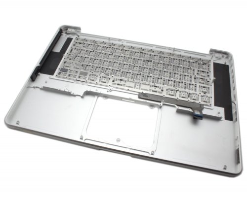 Tastatura apple macbook pro 15 mb470ll a neagra cu palmrest argintiu refurbished