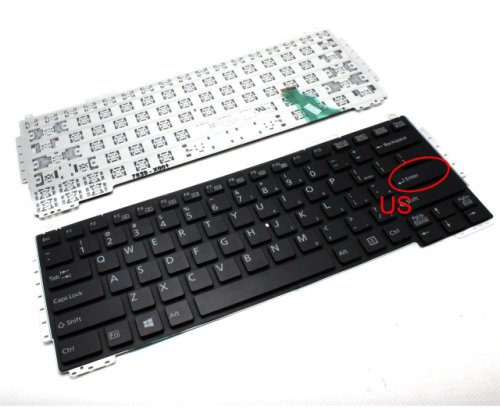 Tastatura fujitsu siemens n860-7839-t101 layout us fara rama enter mic