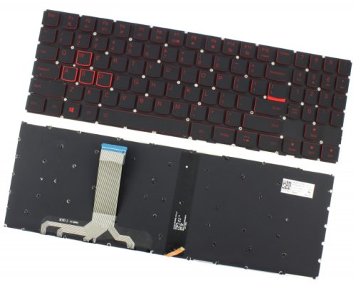Tastatura lenovo v150420fk1 red color llumination backlit keys