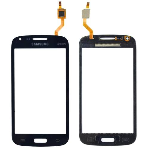 Touchscreen digitizer samsung galaxy core duos i8262 black negru geam sticla smartphone
