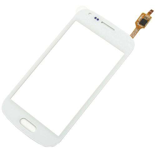 Touchscreen digitizer samsung galaxy trend s7560 white alb geam sticla smartphone