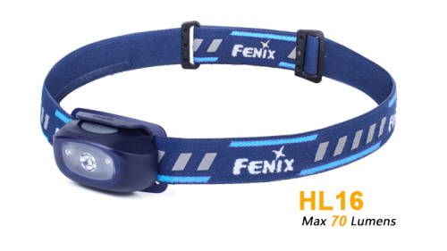Fenix Lanterna frontala model hl16 xp-e2 r3 - albastru