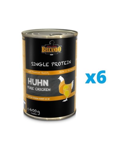Belcando single protein hrana umeda pentru caini, cu pui 6x400 g