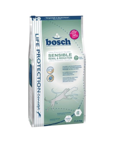 Bosch sensible renal reduction hrana uscata pentru caini cu afectiuni renale, hepatice sau urinare 11,5 kg