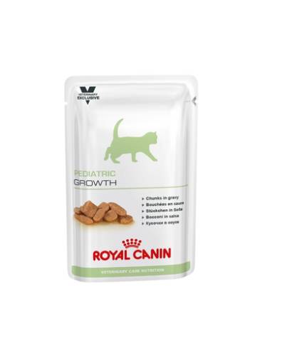 Royal canin cat pediatric growth 12 x 100 g hrana umeda dietetica pentru pisoi cu varsta intre 4 si 12 luni, femele gestante si/sau care alapteaza