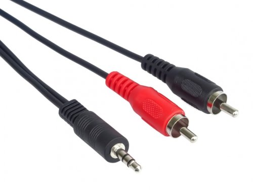 Oem Cablu audio jack 3.5mm la 2 x rca t-t 3m, kjackcin3