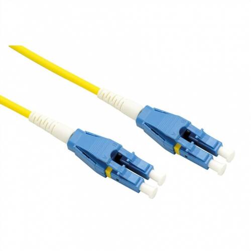 Cablu jumper fibra optica lc-lc duplex os2 0.5m, roline 21.15.8780
