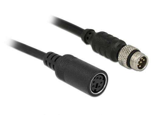 Cablu m8 6 pini la md6 6 pini t-m waterproof 20cm, delock 12644