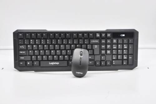 Kit tastatura + mouse wireless negru, logistep lsdk-0011