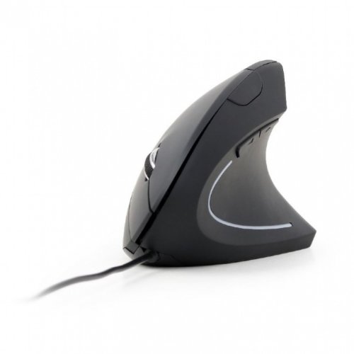Mouse ergonomic optic usb negru, gembird mus-ergo-01