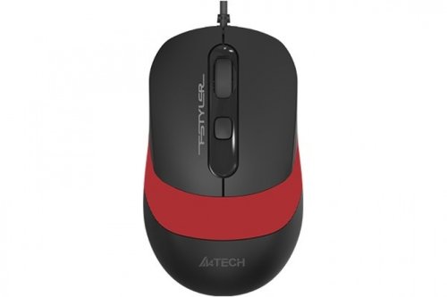 Mouse usb optic a4tech fstyler negru/rosu, fm10 red