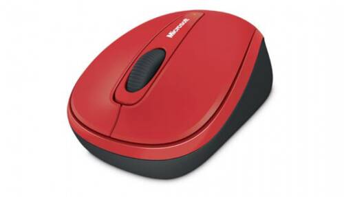 Mouse wireless mobile 3500 rosu, microsoft