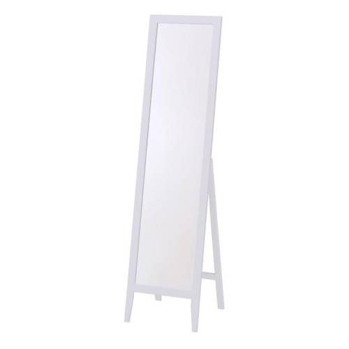 Oglinda cu suport lemn alb hm ls1