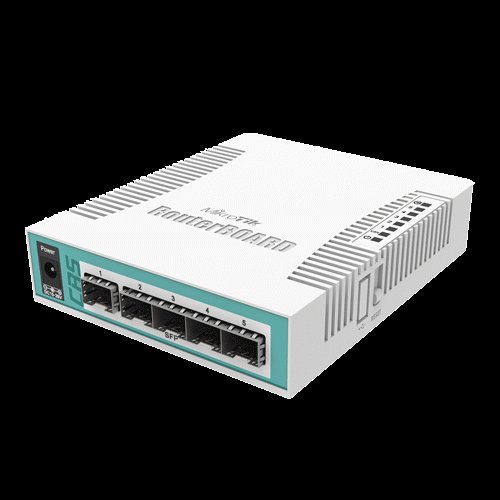 Cloud router switch, 5 x sfp, 1 x combo port sfp/gigabit - mikrotik crs106-1c-5s