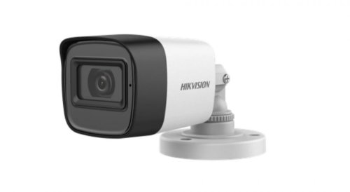 Sistem supraveghere mixt audio-video hikvision 3 camere turbo hd 2mp dvr 4 canale, hdd 500gb