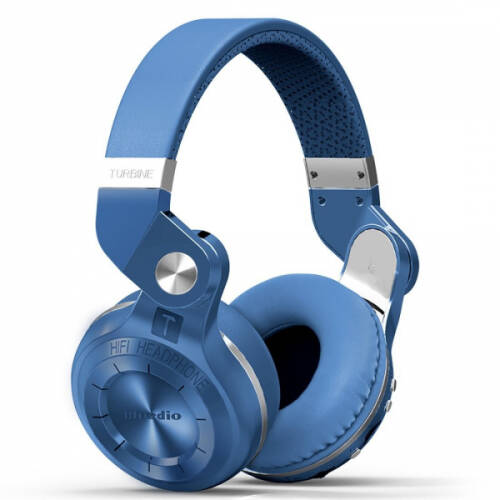 Casti bluetooth bluedio t2+ bluetooth 4.1, wireless, stereo, microfon incorporat, microsd, fm