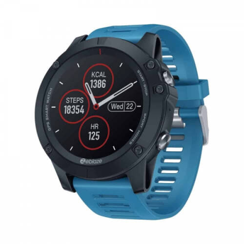 Smartwatch zeblaze vibe 3 gps, ips 1.3 , gps, ritm cardiac, calorii, meteo, bluetooth, waterproof, 280mah, albastru