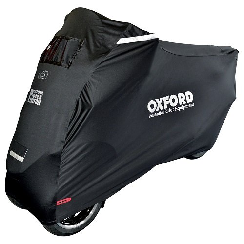Husa protectie motocicleta oxford protex stretch outdoor cv1 culoare negru- rezistenta la apa - copie