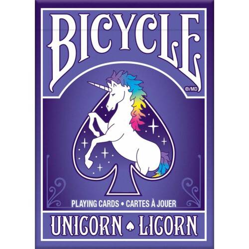 Carti de joc bicycle unicorn