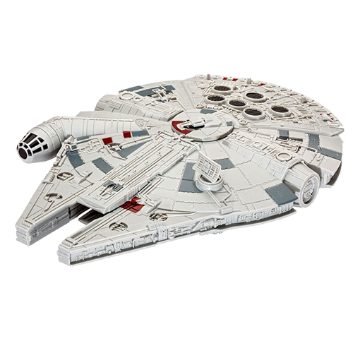 Figurină: star wars build & play model kit with sound & light up 1/164 millennium falcon