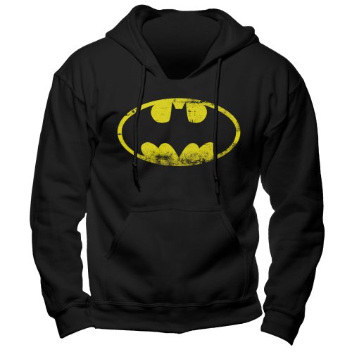 Hanorac batman distressed logo l