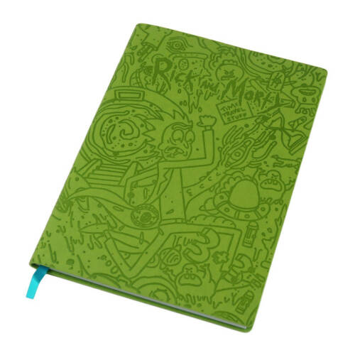 Notebook a5 cu coperta flexibila rick & morty portal dash