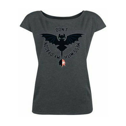 Tricou how to train your dragon - don't mess (dama) m
