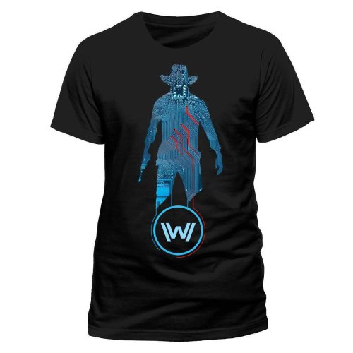 Tricou westworld blue man unisex m