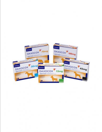 Virbac Daxocox 100 mg - 4 comprimate pentru caini