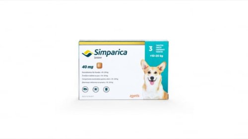 Zoetis Simparica caine 40 mg (10 - 20 kg), 1 comprimate