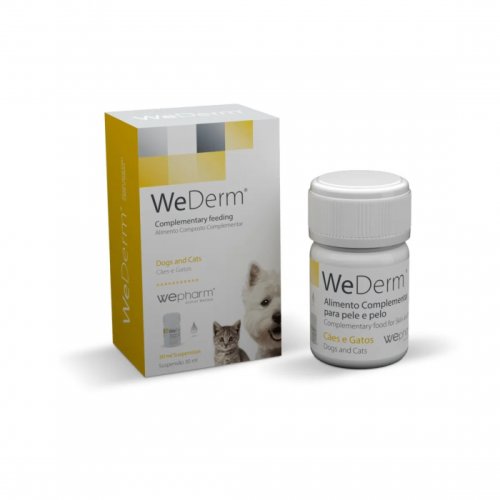 Wepharm Wederm, supliment pentru caini si pisici, flacon x 30 ml