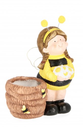 Bizzotto Decoratiune pentru gradina apiary girl, multicolor, compozit, 39.5 cm