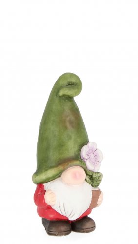 Decoratiune pentru gradina blossom gnome, multicolor, compozit, 18.5 cm