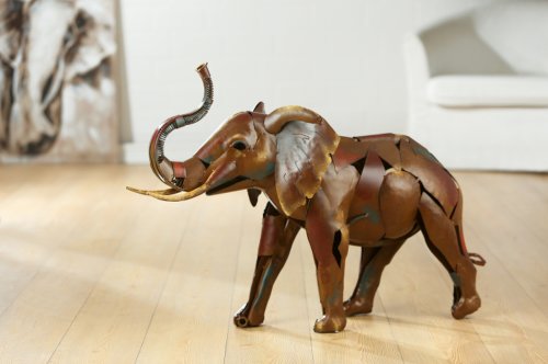 Figurina savanna, metal, lucrat manual, 66x68x66 cm