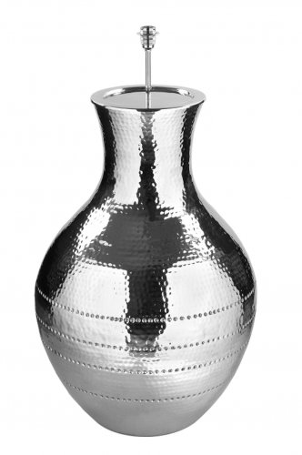 Fink Picior lampa de podea zagora, aluminiu nichelat, argintiu, 65x65x80 cm