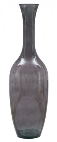 Vaza jarron,sticla reciclata maro cm o 30x100 (fabricat in spania)