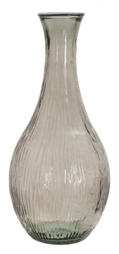 Vaza, jarron, sticla reciclata maro cm o 34 x 75 ( spania)