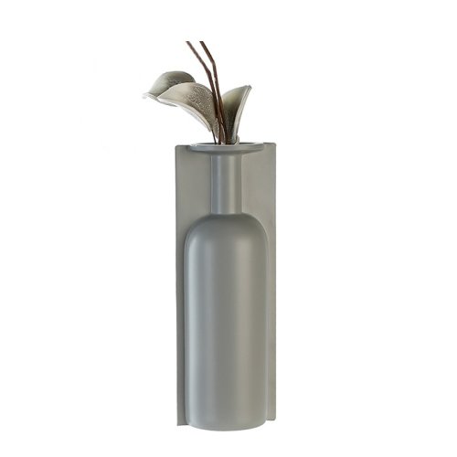 Vaza primus gri, ceramica, 35.5x13x11 cm