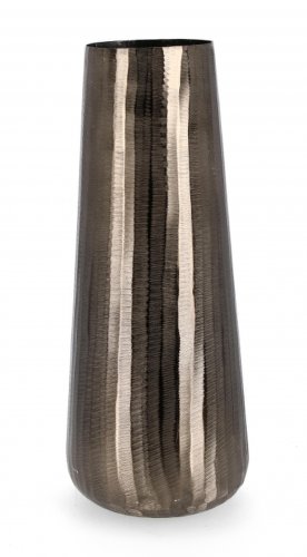 Vaza shaped, aluminiu, antracit, 21x53 cm