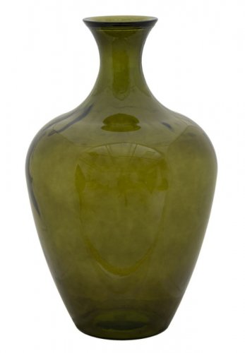 Vaza sticla, jarron, reciclata verde cm o 40x65 (fabricat in spania)