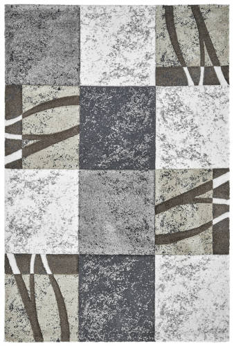 Decorino - Covor modern & geometric tebea, gri, 120x170