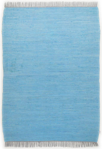 Tom Tailor Covor unicolor cotton colors, bumbac, albastru, 160x230