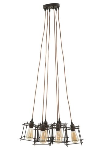 Mauro ferretti candelabru in stil industrial stick 6 lumini cm 16x16x16 (singur)