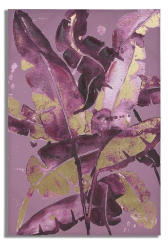 Mauro ferretti imprimeu pictat frunze inchis cm 80x3x120