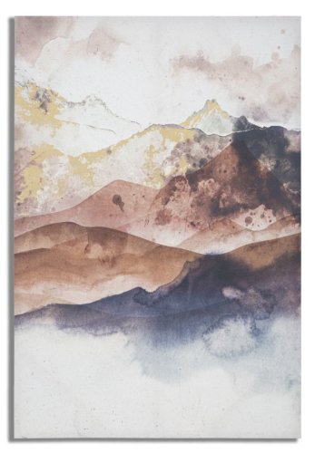 Mauro ferretti imprimeu pictat maro munte cm 80x3x120