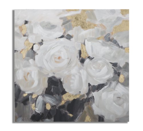 Mauro ferretti pictura pe panza floare alba -b- cm 90x3,7x90