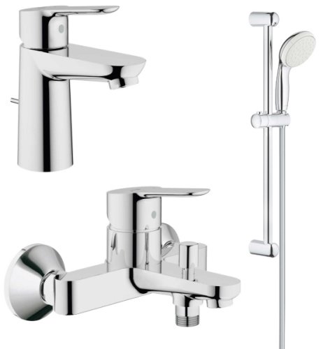 Pachet complet baterii baie 3 in 1 grohe 