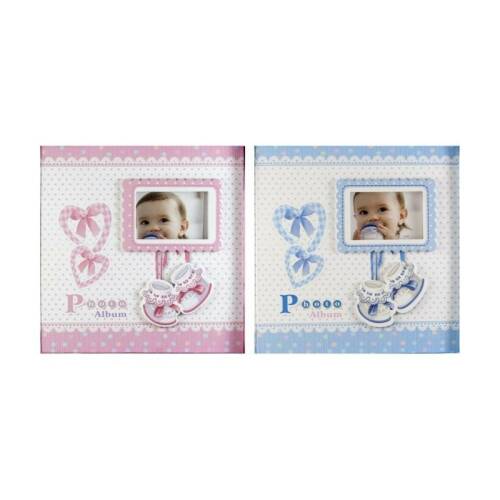 Album foto Baby Milo personalizabil, 200 poze format 10x15 cm, cutie Albastru